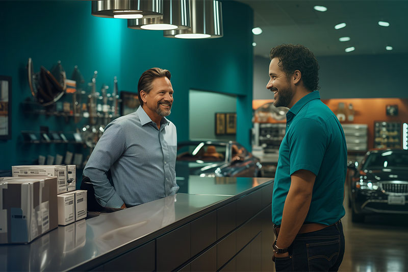 OEC_28-vehicle-owner-at-a-parts-counter_800x533 A Salesman talking with a mechanic over a computer screen