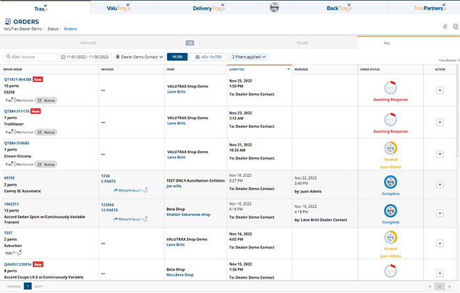 Trax Screenshot
