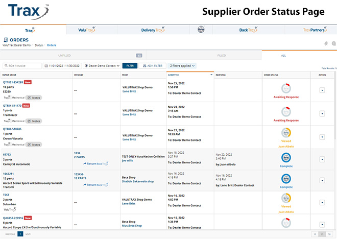 Trax Screenshot